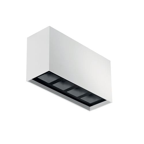 Plafoniera contemporanea - BITPOP C 4.1 - L&L Luce&Light - rettangolare / in alluminio / in acciaio