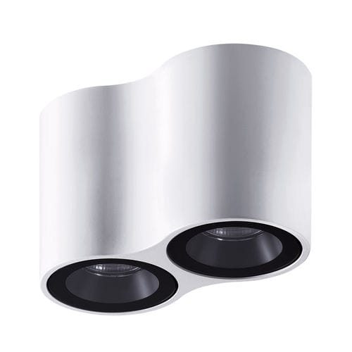 Plafoniera contemporanea - INTONO C IN 3.3 - L&L Luce&Light - tubolare / in alluminio / LED