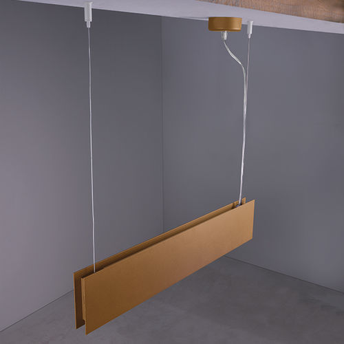 Luce a sospensione - BERICA S 2 - L&L Luce&Light - LED / rettangolare / IP40