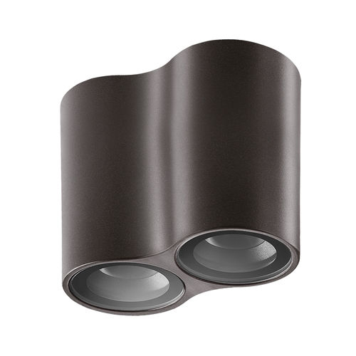 Plafoniera contemporanea - Intono C OUT 2.4 - L&L Luce&Light - tubolare / in vetro / in alluminio
