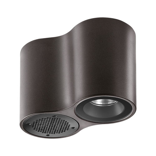 Plafoniera contemporanea - Intono C OUT 3.9 - L&L Luce&Light - tubolare / in vetro / in alluminio