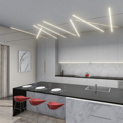 Luce a sospensione - STIK - Aldabra - ad incasso / LED / lineare