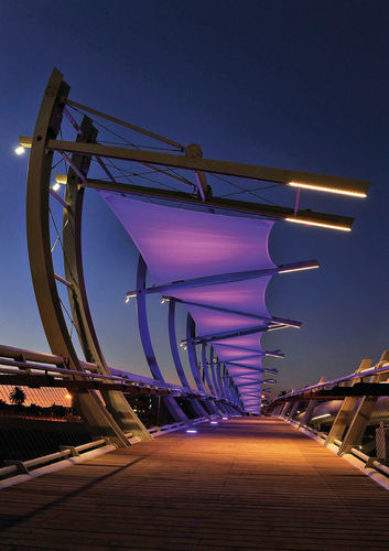 Profilo luminoso sporgente - TEKNO - Aldabra - da incasso / LED / segnapasso
