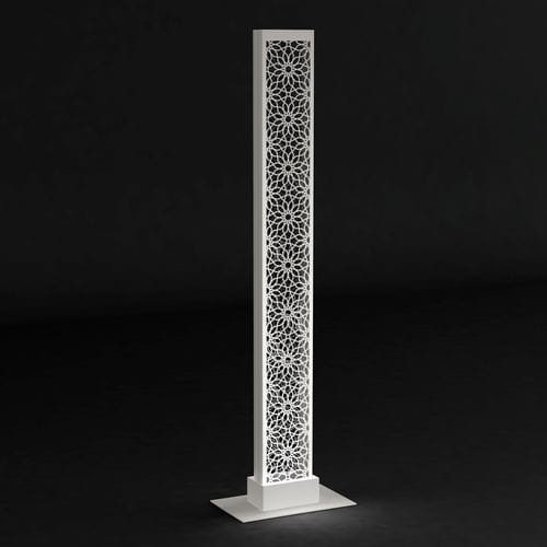 Colonna luminosa contemporanea - FILIGRANA - Aldabra - LED / da interno