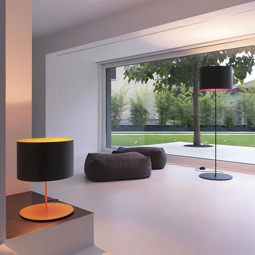 Lampada da tavolo - HALF MOON - Karboxx - in fibra di carbonio / contemporanea / con cavo