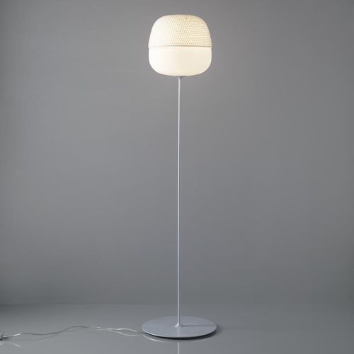 Lampada da terra - AFRA - Karboxx - in alluminio / in vetro soffiato / contemporanea
