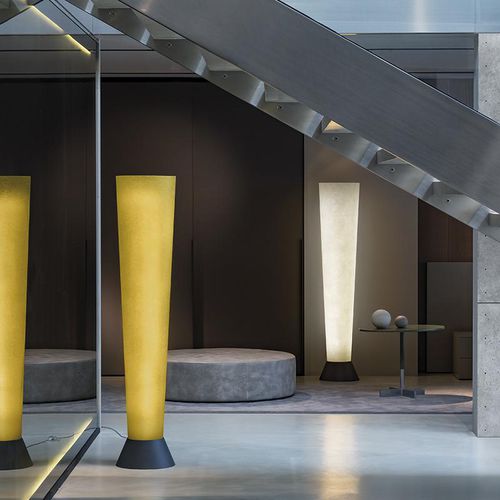 Colonna luminosa contemporanea - ELIOS - Karboxx - in metallo verniciato / in PRFV / LED