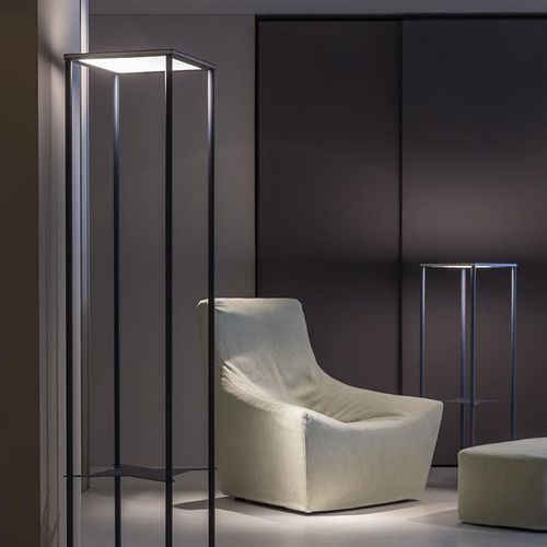 Lampada da terra - OPPO - Karboxx - in metallo verniciato / in metacrilato / contemporanea