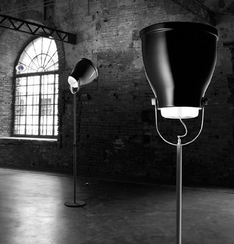 Lampada da terra - BELL - Antonangeli Illuminazione . - in alluminio anodizzato / contemporanea / con cavo