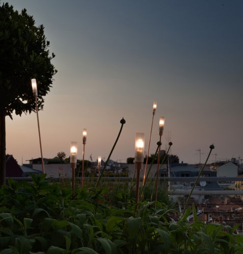 Lampione da giardino - GIUNCO - Antonangeli Illuminazione . - contemporaneo / in metallo / LED