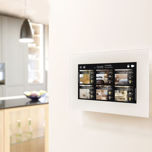 Touch screen per sistema domotico - VIIP-7E - Ingenium - BES KNX - a muro / con display digitale / KNX