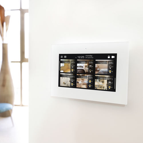 Touch screen per sistema domotico - VIIP-10D - Ingenium - BES KNX - a muro / con display digitale / KNX
