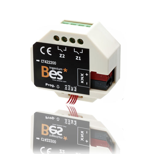 Attuatore di commutazione KNX - 2E2S-K - Ingenium - BES KNX - su guida DIN / contract / da interno