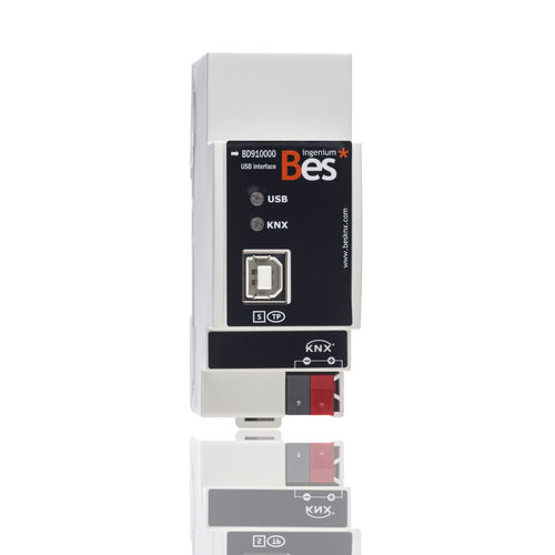Modulo di interfaccia su guida DIN - USB-K - Ingenium - BES KNX - KNX / USB