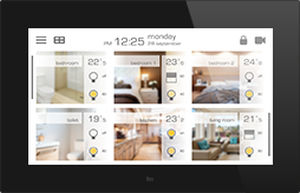 Touch screen per sistema domotico - VIIP-10W - Ingenium - BES KNX - a muro / con display digitale / KNX