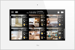 Touch screen per sistema domotico - VIIP-7D - Ingenium - BES KNX - a muro / con display digitale / KNX
