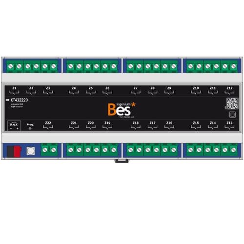 Attuatore di commutazione KNX - 22S-K - Ingenium - BES KNX - su guida DIN / contract / da interno