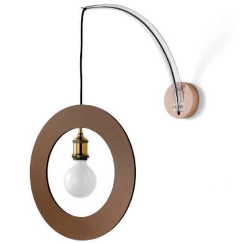 Applique contemporanea - TUTTONDO - Engi Lighting - da interno / in acciaio / in legno