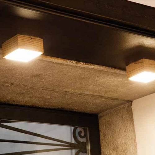 Plafoniera contemporanea - DIVETRO 9 - Engi Lighting - quadrata / in vetro / LED