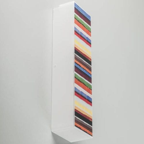 Applique contemporanea - COLORVETRO 33 - Engi Lighting - da interno / in vetro / rettangolare