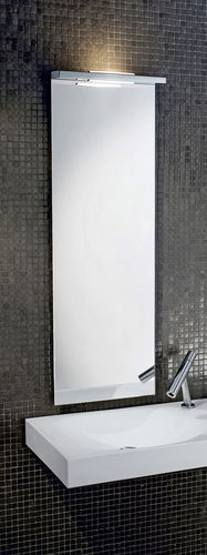 Specchio da bagno a muro - SPACE 034100 - Decor Walther Einrichtungs GmbH - contemporaneo / rettangolare / luminoso