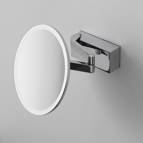 Specchio a muro - VISION R - Decor Walther Einrichtungs GmbH - contemporaneo / rotondo / in acciaio inossidabile