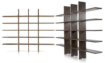 Scaffale contemporaneo - BOKIKO - MAOLI - in legno / bianco