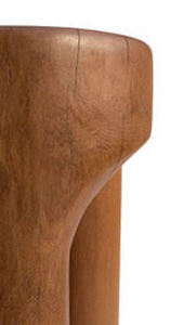 Sgabello contemporaneo - MASK - MAOLI - in legno / con 3 piedi
