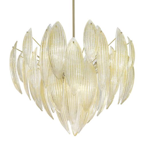 Lampadario contemporaneo - PARADISE  - iDL - in vetro di Murano / in metallo / con 1 punto luce