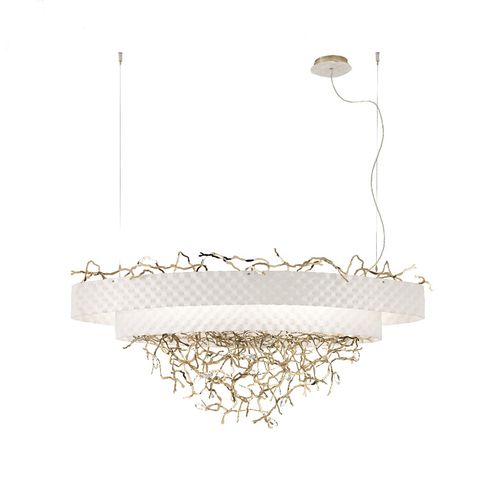 Lampada a sospensione - GROOVY - iDL - in metallo / in cristallo / design originale