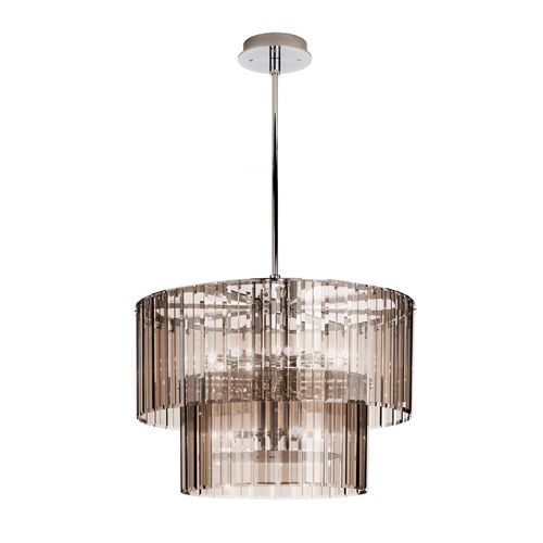 Lampadario contemporaneo - ROMA - iDL - in vetro / in metallo / con 1 punto luce