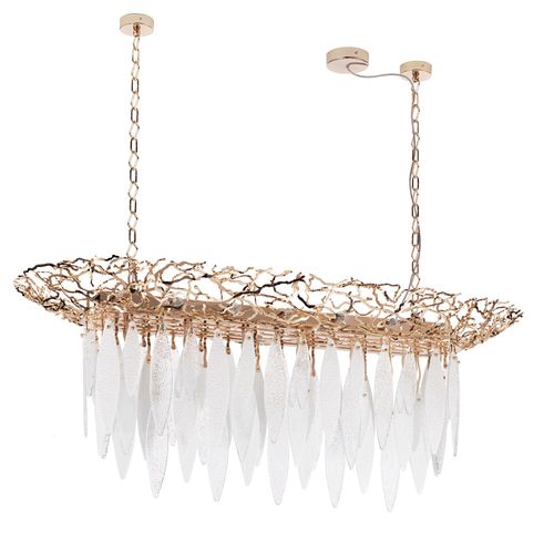 Lampadario design originale - Elite - iDL - in vetro di Murano / in metallo / contract