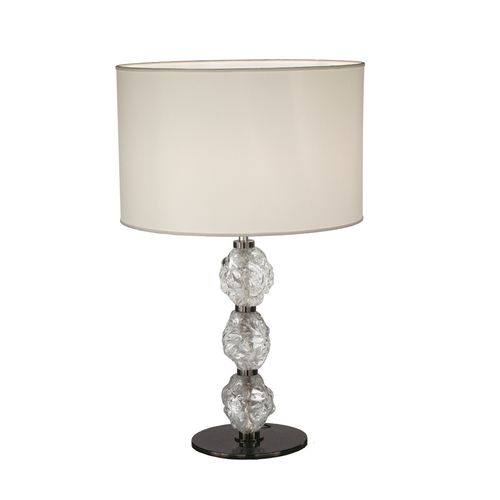 Lampada da tavolo - CHARME : 600/1LG - iDL - in metallo / in vetro / in tessuto
