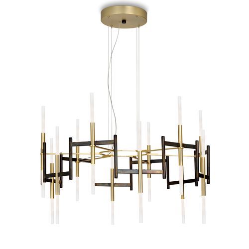 Lampada a sospensione - EKLE' 668/24 - iDL - in metallo / in Plexiglas® / contemporanea