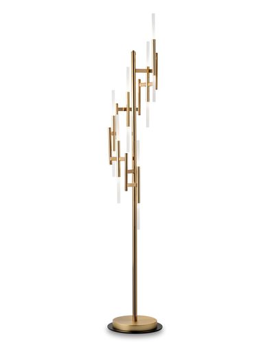 Lampada da terra - Ekl&egrave; - iDL - in metallo / in vetro / contemporanea