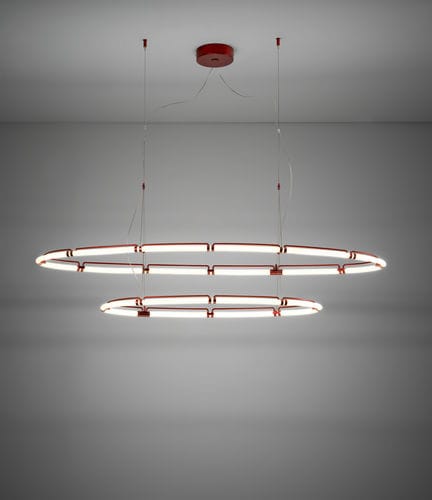 Lampada a sospensione - ENDLESS  686/2 - iDL - in metallo / design minimalista / con cavo
