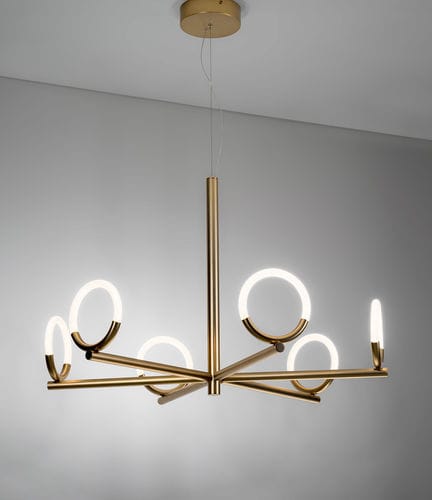 Lampada a sospensione - LOOP - iDL - in metallo / contemporanea / con cavo