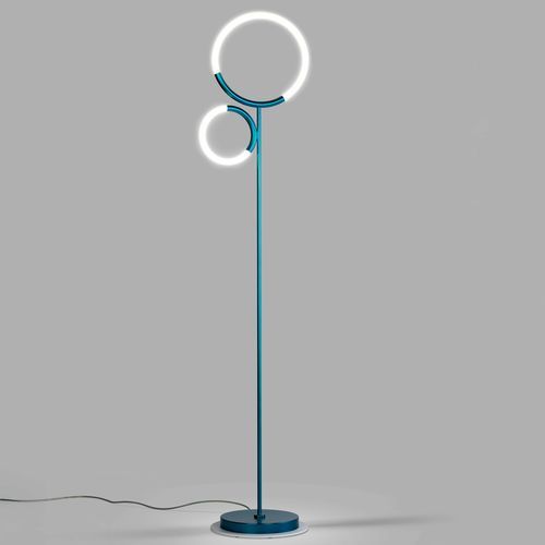 Lampada da terra - LOOP - iDL - in metallo / design / con cavo
