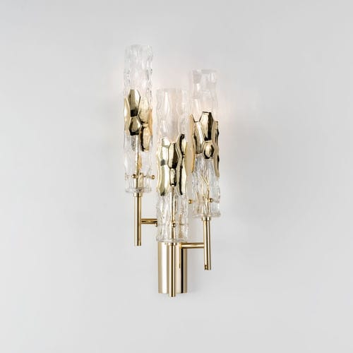 Applique contemporanea - BAMBOO  - iDL - da esterno / in metallo / in vetro di Murano