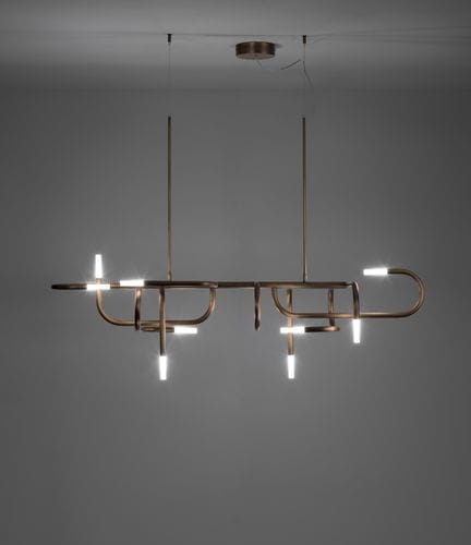 Lampada a sospensione - MANGROVE - iDL - in metallo / design originale / con cavo