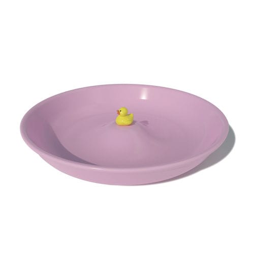 Piatto rotondo - MY BABY DUCK : AX2000  - Axis 71ba - bianco / blu / rosa