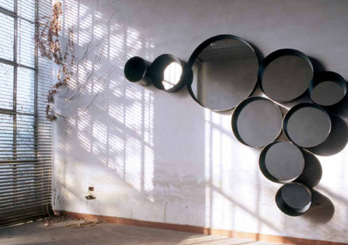 Specchio a muro - PUNTO - minottiitalia - contemporaneo / in metallo