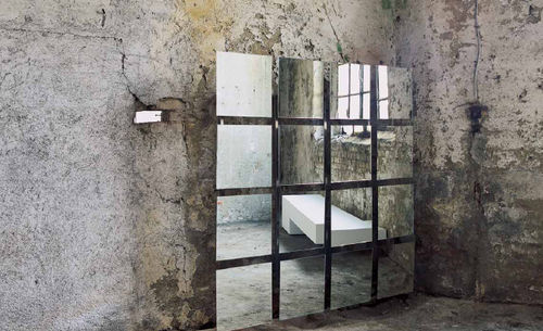 Specchio a muro - LE BOUDOIRE  - minottiitalia - contemporaneo / quadrato