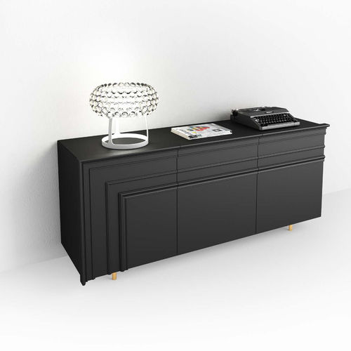 Credenza a muro - GESSOLINA - minottiitalia - contemporanea / in materiale composito / modulare