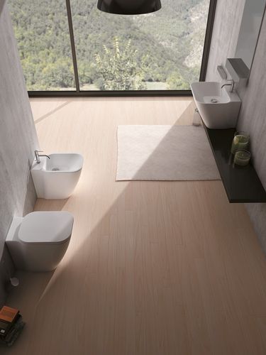 WC da appoggio - F50 - Falerii - in ceramica / con cassetta ad incasso / moderno