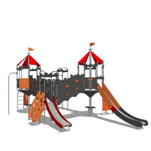 Struttura ludica per parco giochi - YOKO 4001 - TLF srl - in acciaio / in acciaio inossidabile / in alluminio