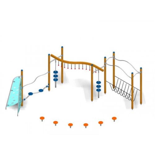 Percorso a ostacoli per parco giochi - ELASTICO 403  - TLF srl - da slalom / salto in alto / da esterno
