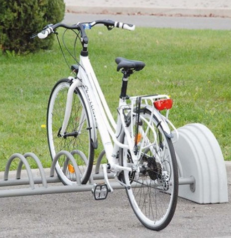 Rastrelliera per biciclette a pavimento - VIAREGGIO 5 - TLF srl - da esterno / in acciaio / professionale