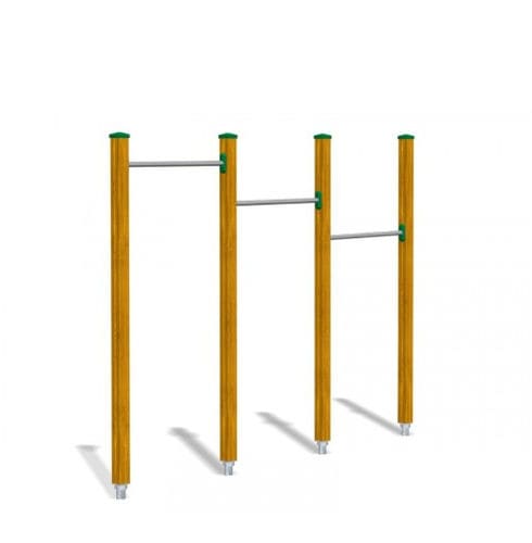 Barra di trazione tripla - PLE0009SJIXE  - TLF srl - in legno / in metallo / da esterno