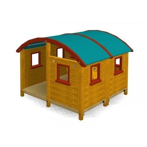 Casetta da gioco per parco giochi - LOCANDA  - TLF srl - a tenuta stagna / a pavimento / in legno
